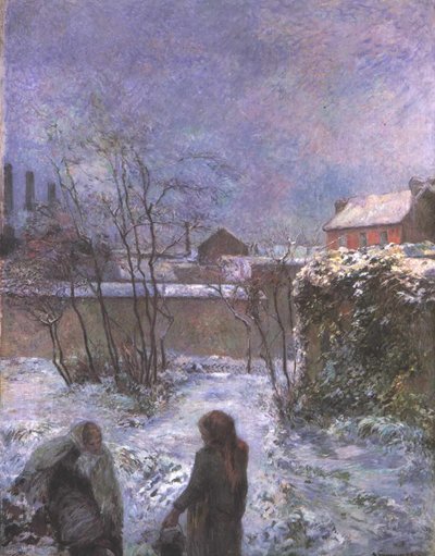 The Garden in Winter, Rue Carcel by Paul Gauguin